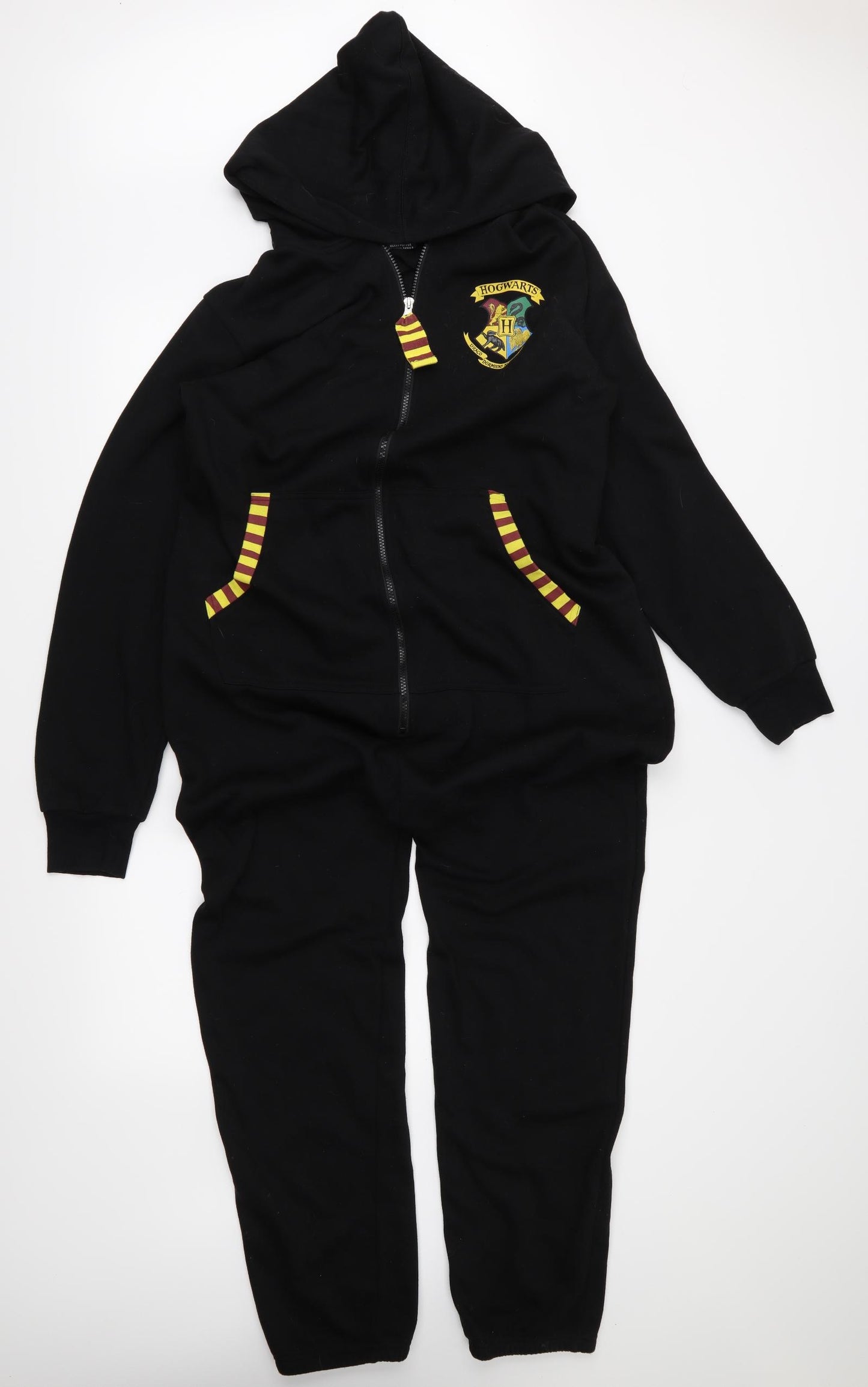 Harry Potter Mens Black  Fleece  One Piece Size L