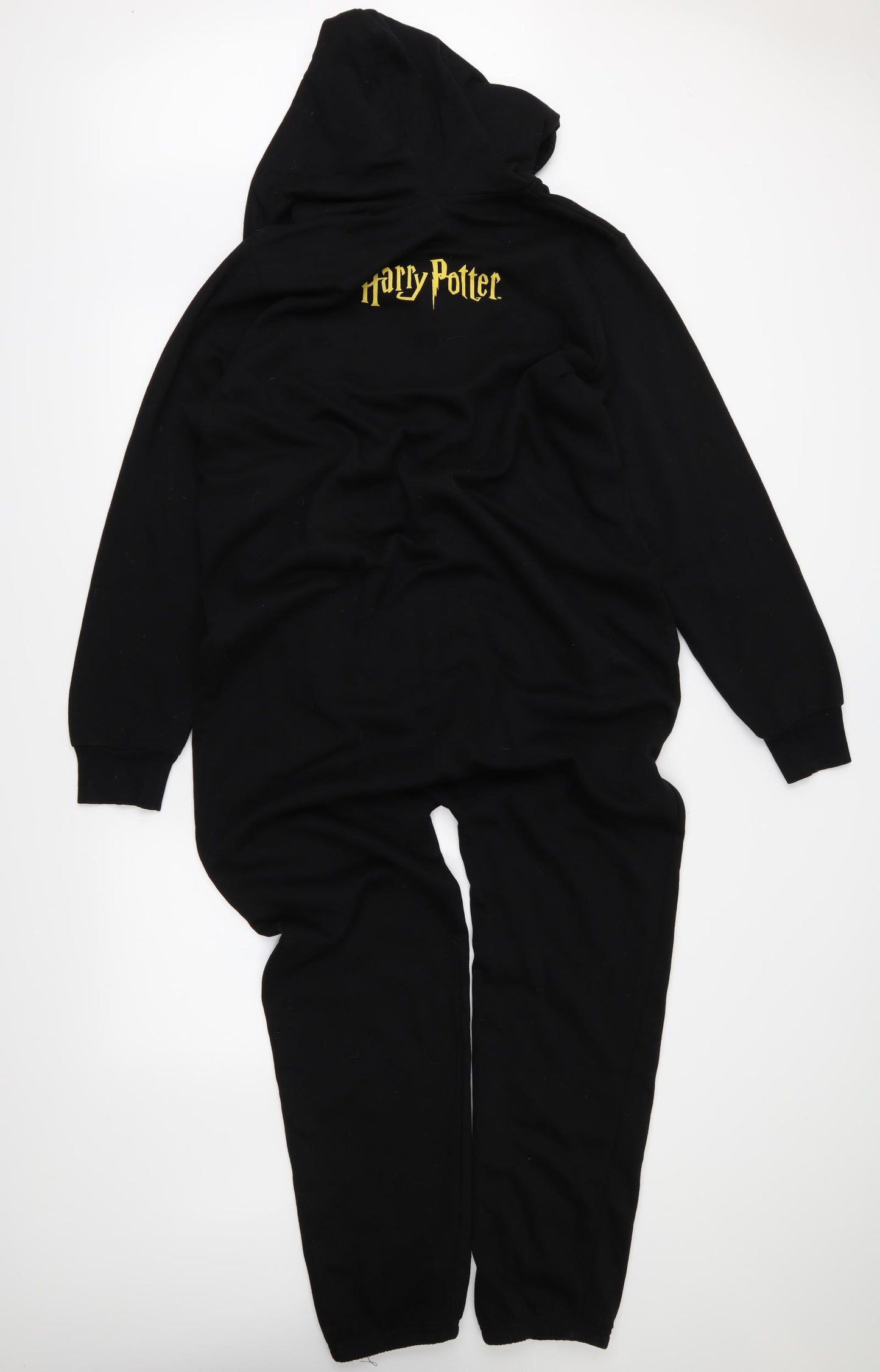 Harry Potter Mens Black  Fleece  One Piece Size L