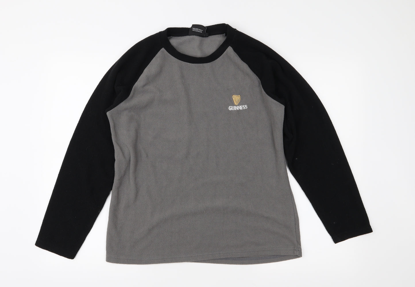 Guinness Mens Grey  Fleece  Pyjama Top Size XS