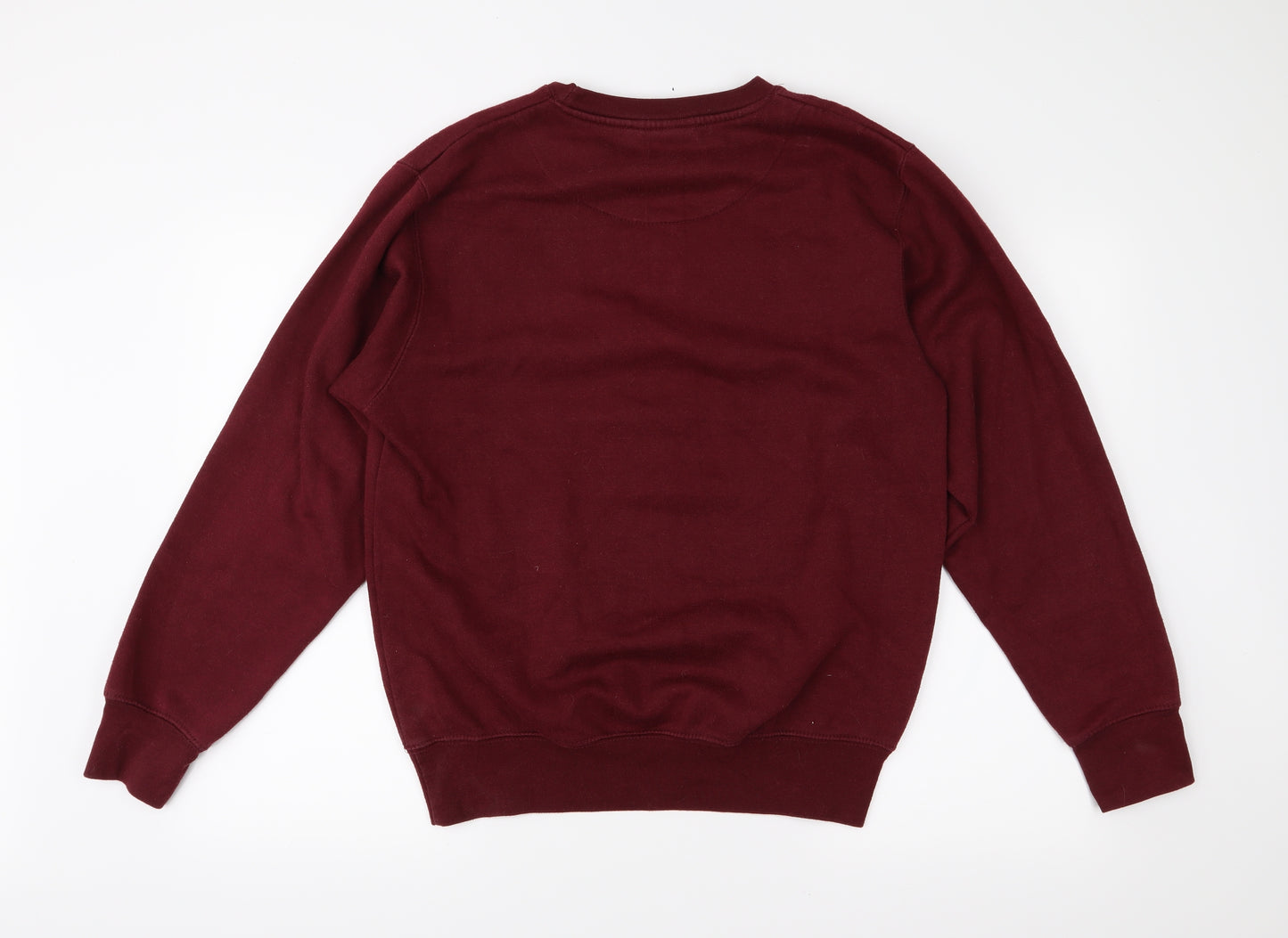 Cambridg Mens Red  Jersey Pullover Sweatshirt Size M  - Cambridge University