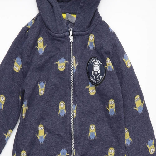 Despicable Me Boys Blue  Jersey  One Piece Size 5-6 Years  - Despicable Me Minion
