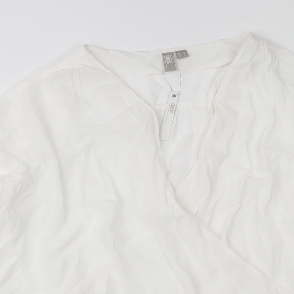 ASOS Womens White   Basic Blouse Size 14