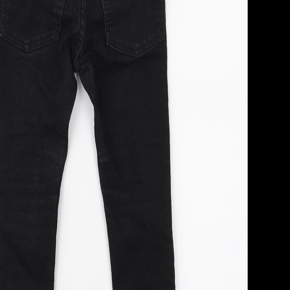 H&M Girls Black  Denim Skinny Jeans Size 3-4 Years