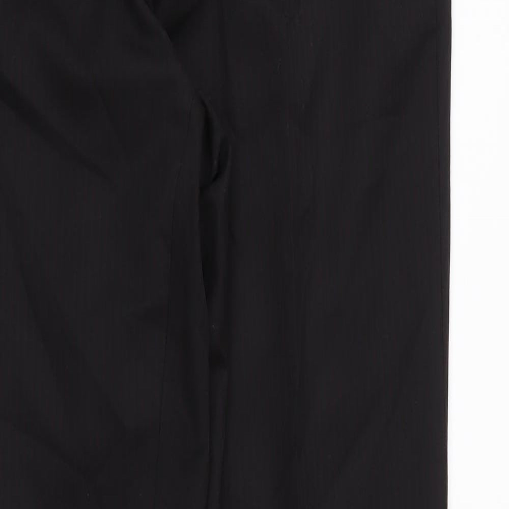 Linea Mens Black Striped  Trousers  Size 32 L31 in