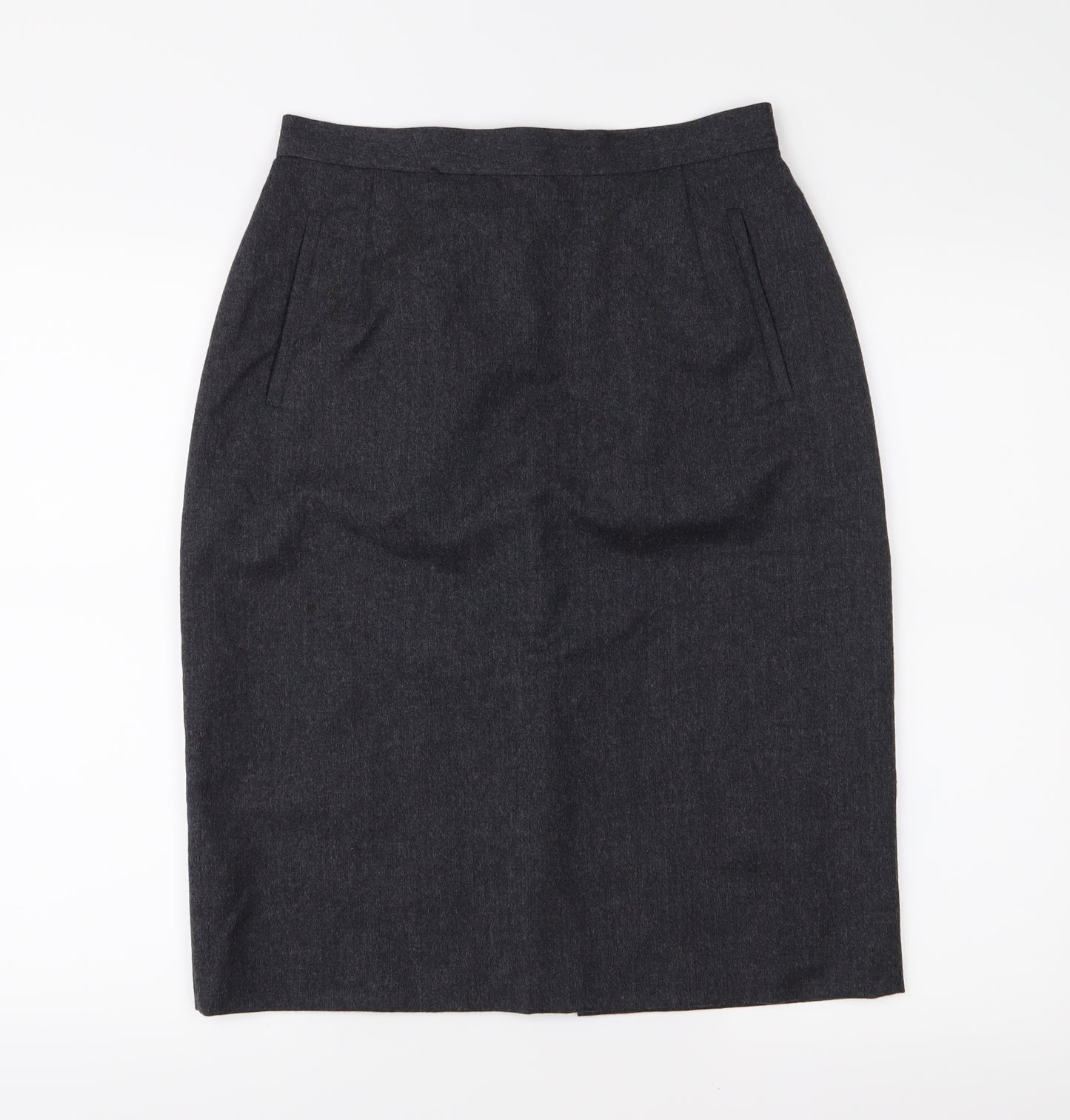 Marks and Spencer Womens Grey   Straight & Pencil Skirt Size 14