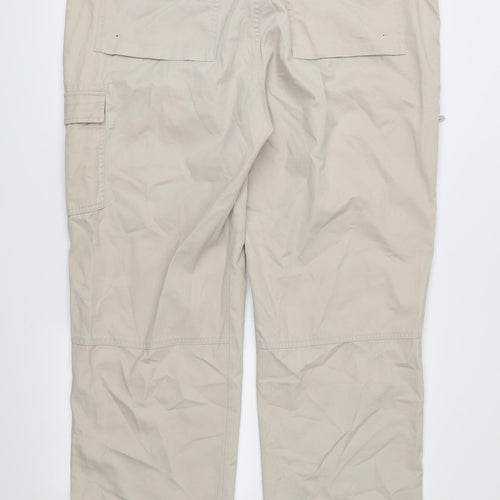 Wolsey Mens Beige   Cargo Trousers Size 42 in L32 in