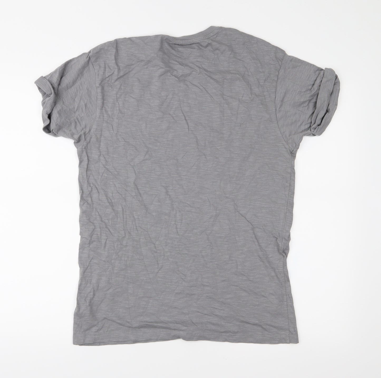 Topman Mens Grey  Jersey  T-Shirt Size M