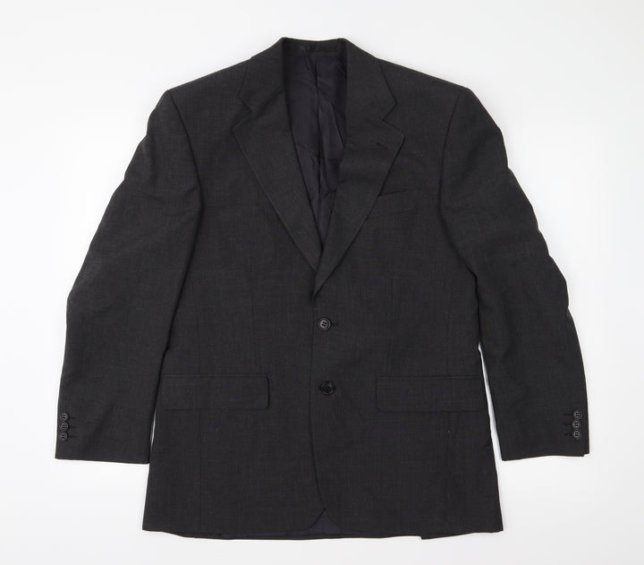 Scott International Mens Grey   Jacket Suit Jacket Size 38
