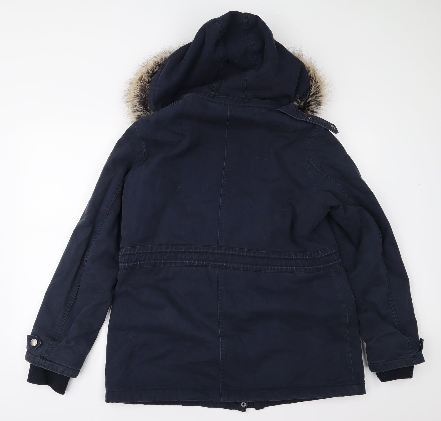 BCBGeneration Womens Blue   Parka Coat Size L