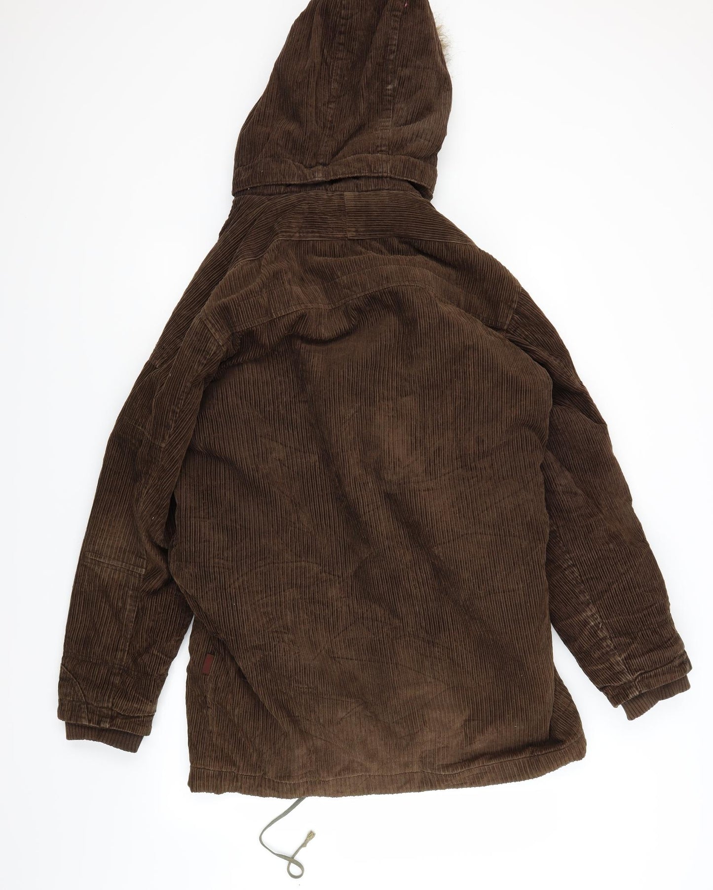 O Neill Mens Brown  Corduroy Overcoat Coat Size M