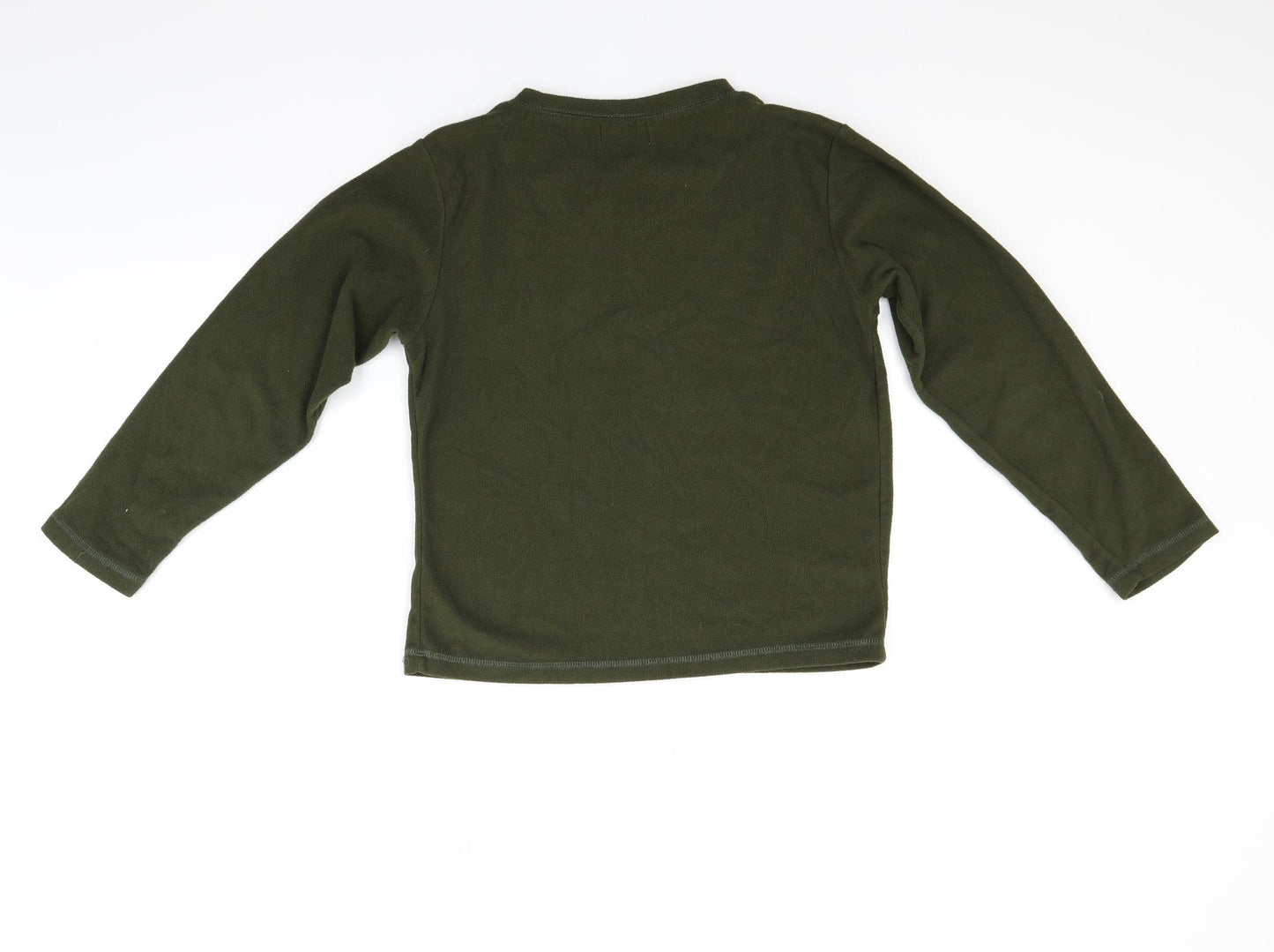 Primark Boys Green  Fleece Pullover Jumper Size 11-12 Years