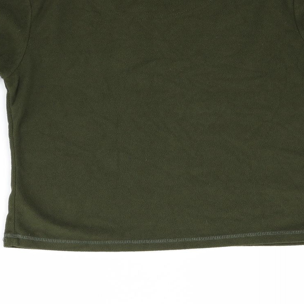 Primark Boys Green  Fleece Pullover Jumper Size 11-12 Years