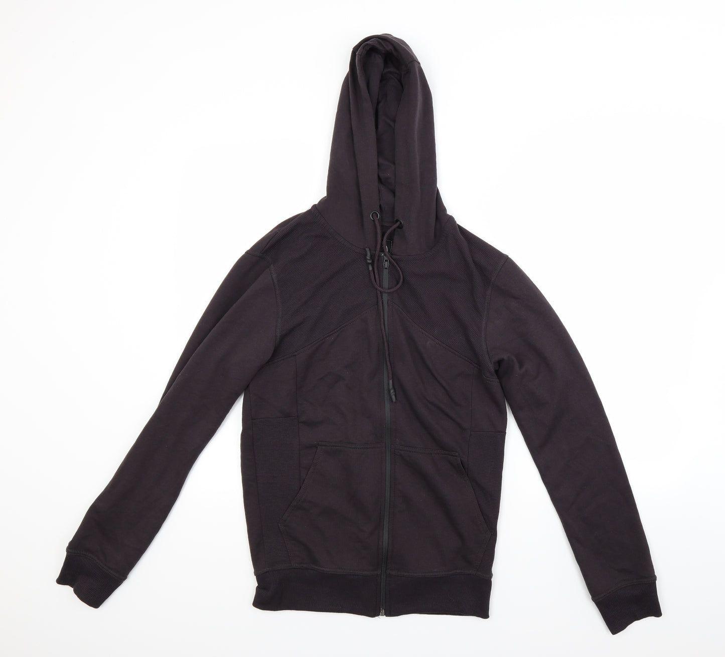 Genetic Apparel Mens Brown   Full Zip Hoodie Size S