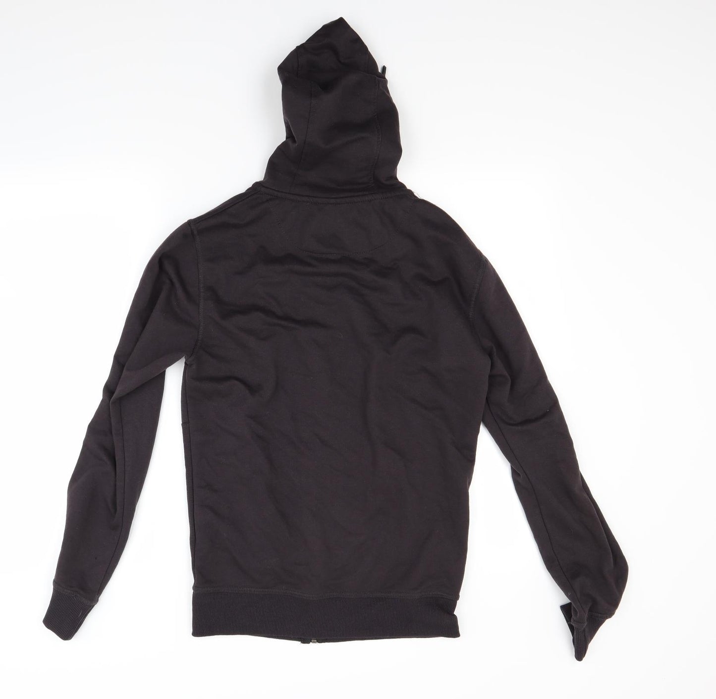 Genetic Apparel Mens Brown   Full Zip Hoodie Size S