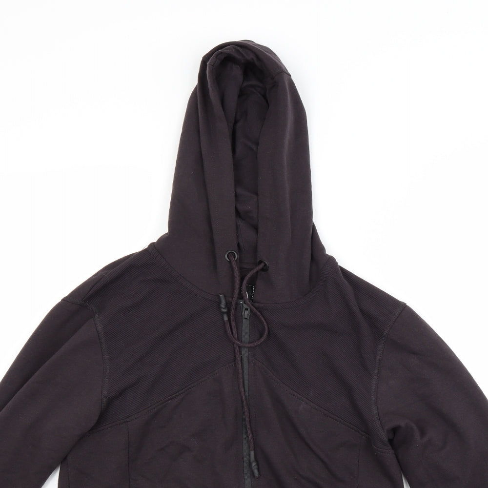 Genetic Apparel Mens Brown   Full Zip Hoodie Size S
