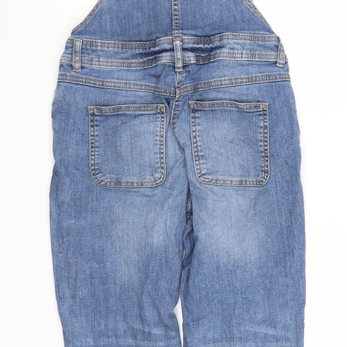 NEXT Girls Blue  Denim Dungaree One-Piece Size 13 Years