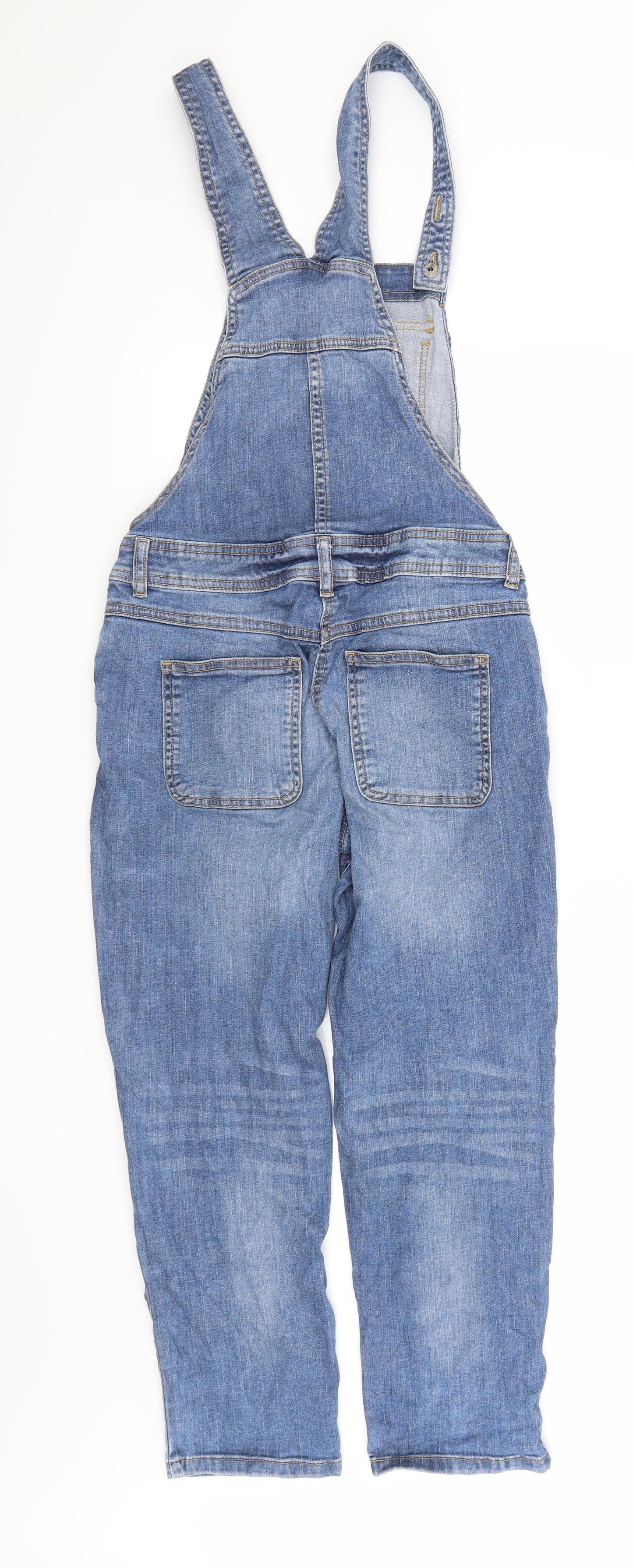NEXT Girls Blue  Denim Dungaree One-Piece Size 13 Years