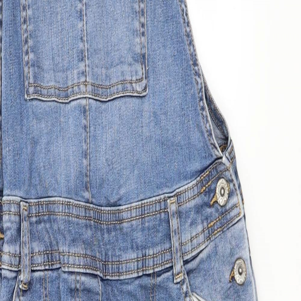 NEXT Girls Blue  Denim Dungaree One-Piece Size 13 Years