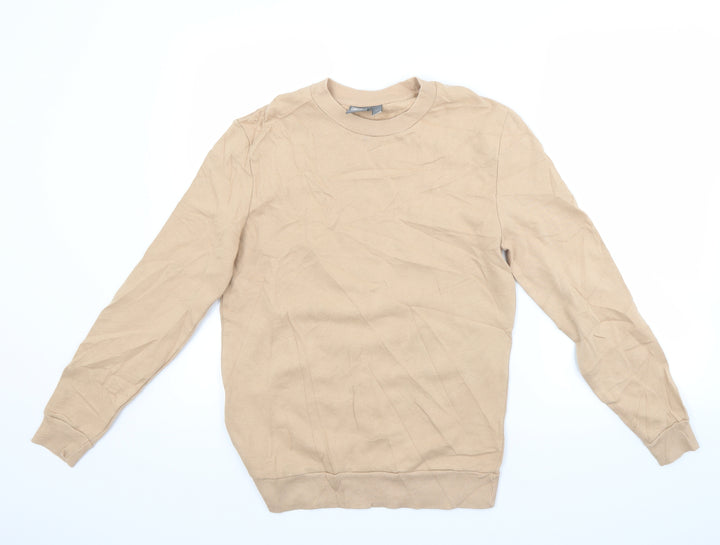 ASOS Mens Beige Pullover Sweatshirt Size XS