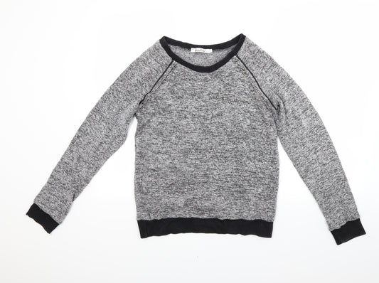 Front view of Anisa women’s grey jumper, size L
