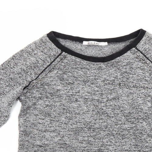 Anisa Womens Grey   Pullover Jumper Size L