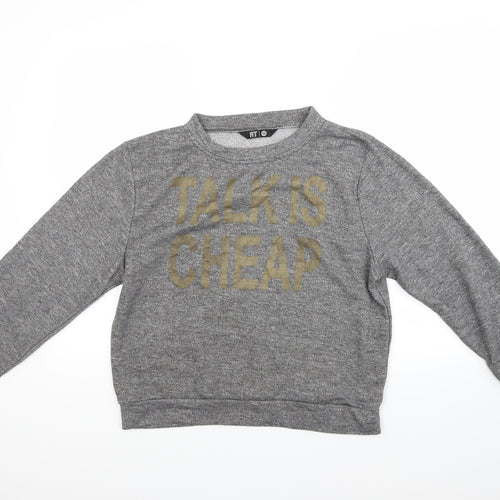 rt Womens Grey   Pullover Sweatshirt Size 2XL
