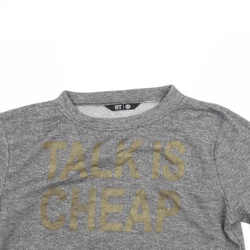 rt Womens Grey   Pullover Sweatshirt Size 2XL