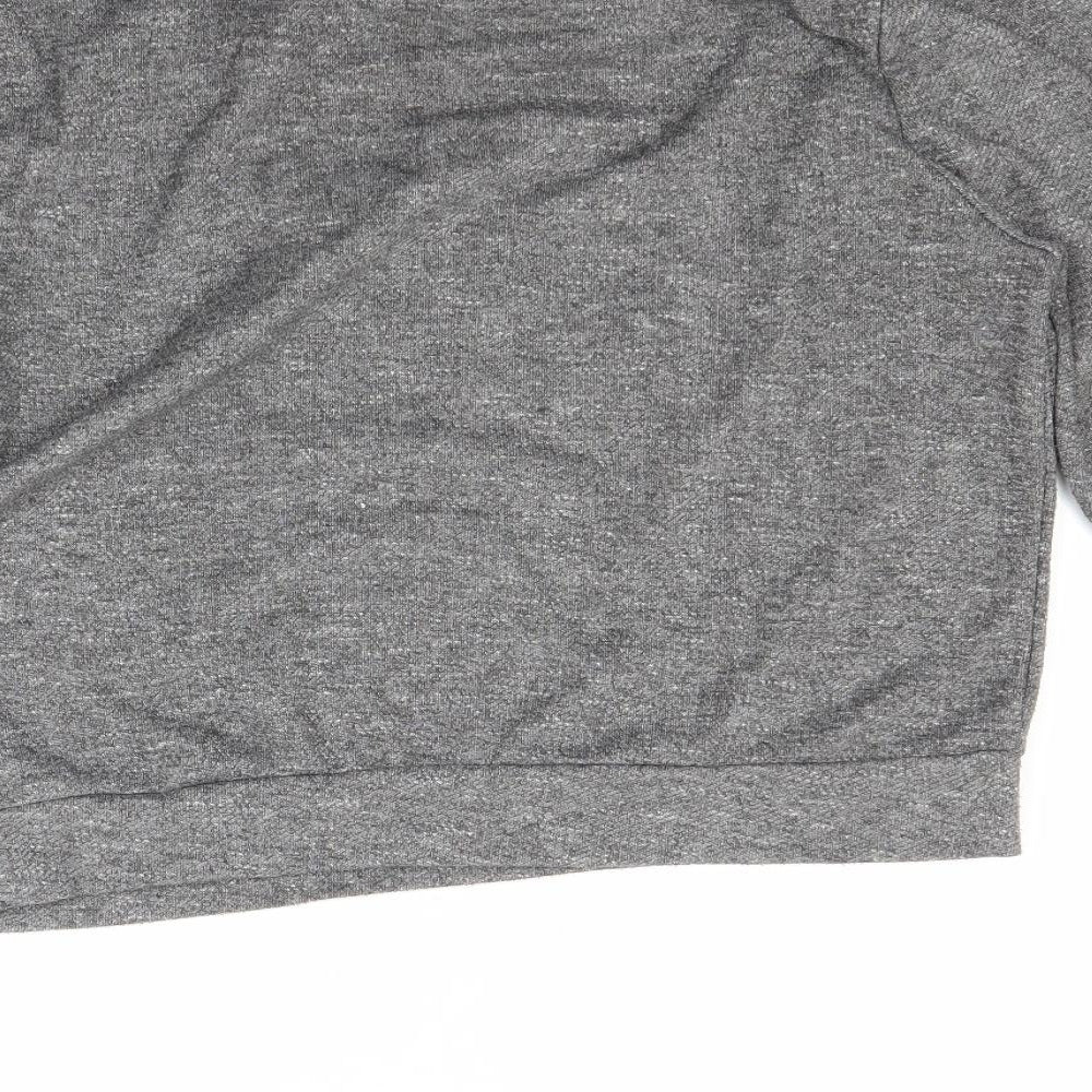 rt Womens Grey   Pullover Sweatshirt Size 2XL
