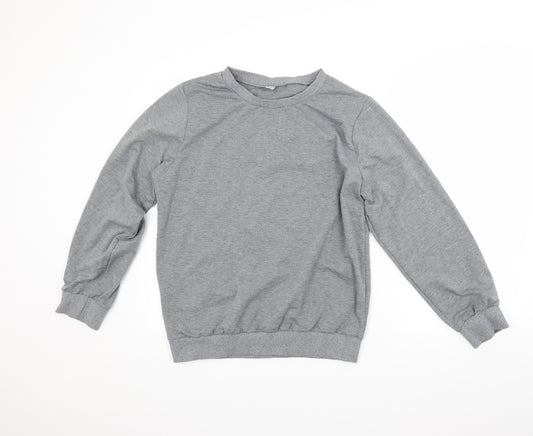 Preworn Womens Grey   Pullover Sweatshirt Size L