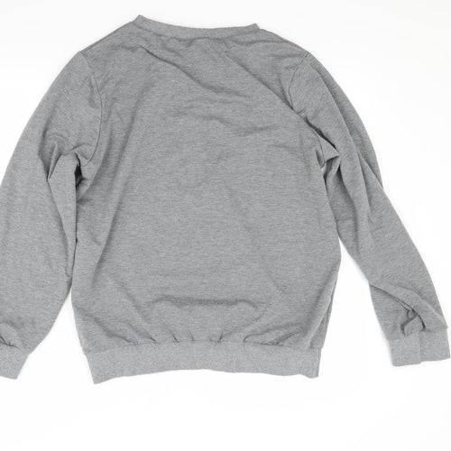 Preworn Womens Grey   Pullover Sweatshirt Size L