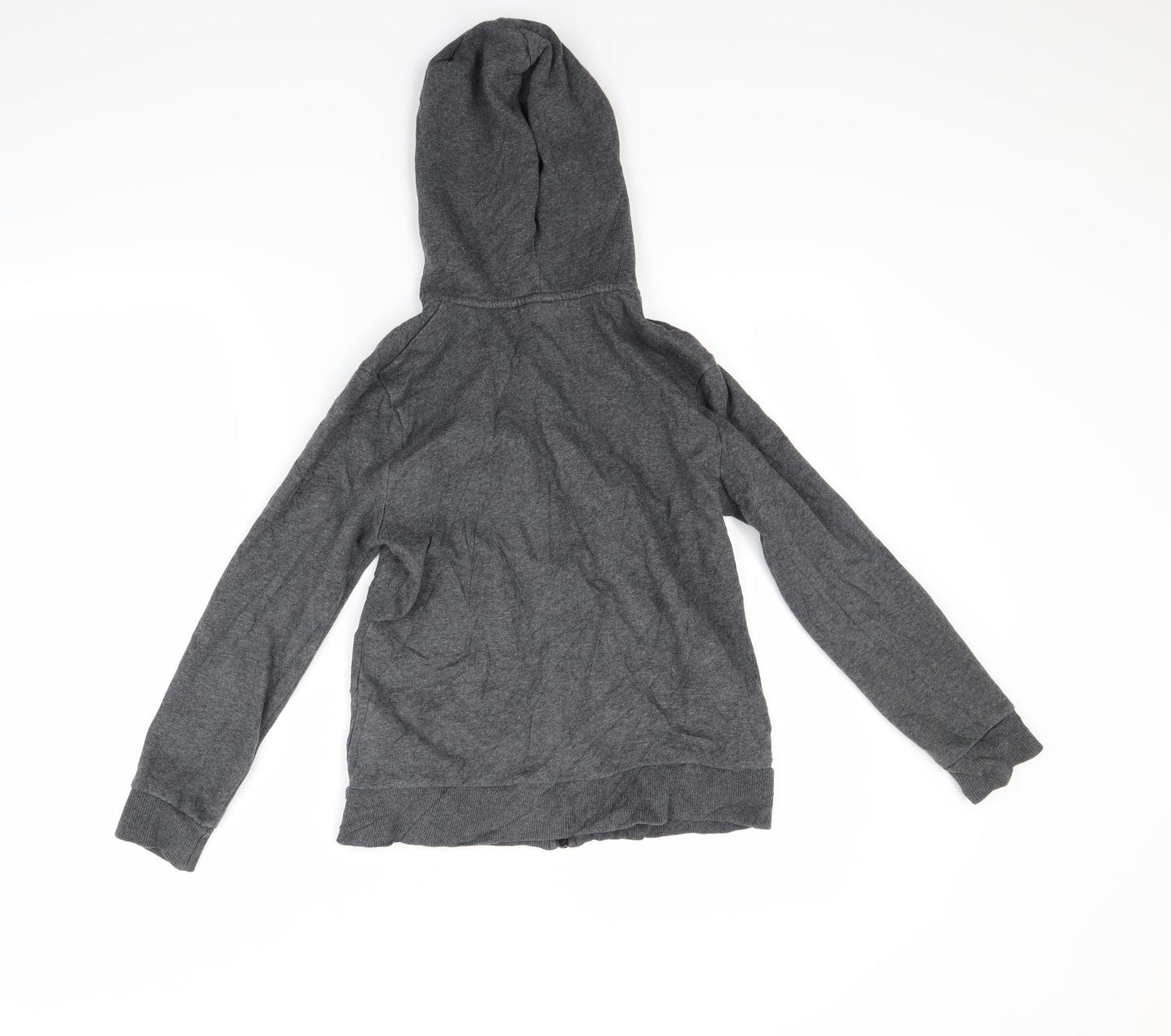 H&M Boys Grey   Full Zip Hoodie Size 9-10 Years