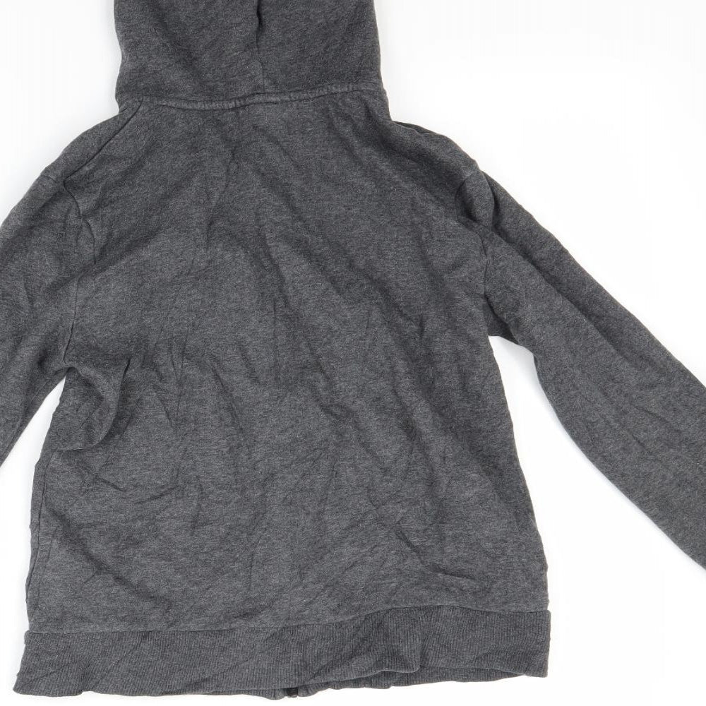 H&M Boys Grey   Full Zip Hoodie Size 9-10 Years
