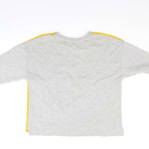 Pull & Bear Womens Yellow   Pullover Sweatshirt Size M