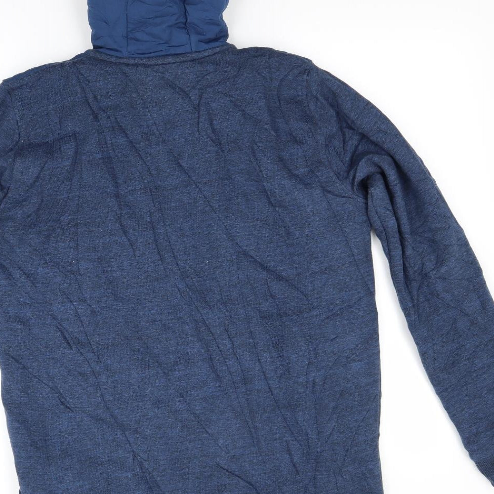 Marks and Spencer Boys Blue   Full Zip Hoodie Size 14 Years