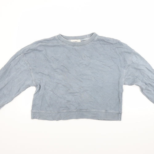 Pull & Bear Womens Blue   Pullover Sweatshirt Size M