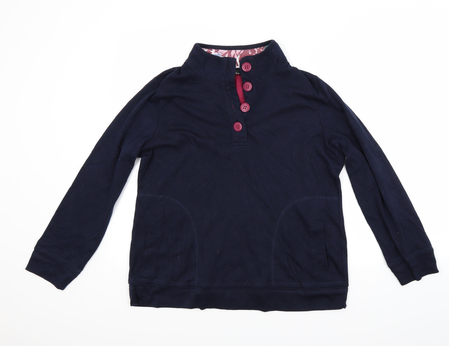BM Womens Blue   Pullover Sweatshirt Size M