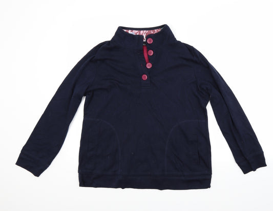 BM Womens Blue   Pullover Sweatshirt Size M