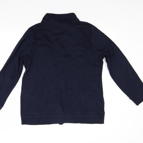 BM Womens Blue   Pullover Sweatshirt Size M
