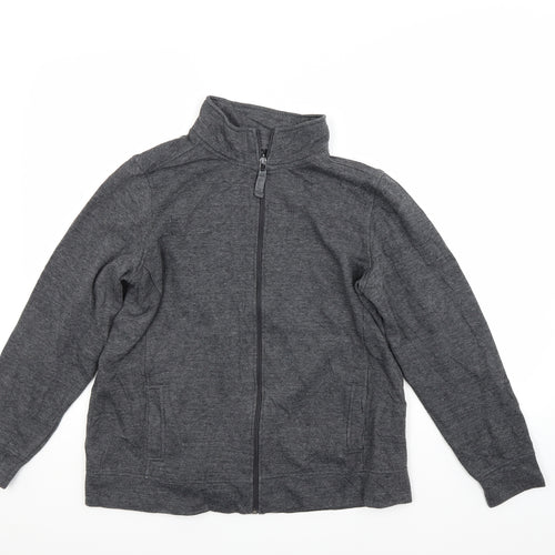 BM Womens Grey   Full Zip Sweatshirt Size M