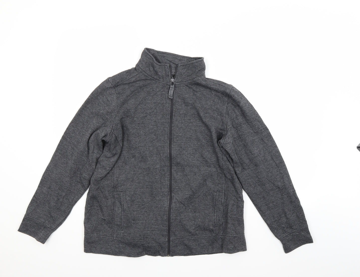BM Womens Grey   Full Zip Sweatshirt Size M