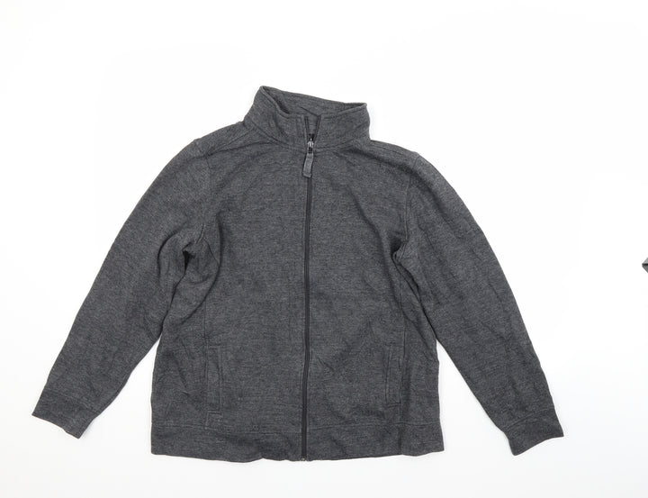 BM Womens Grey   Full Zip Sweatshirt Size M