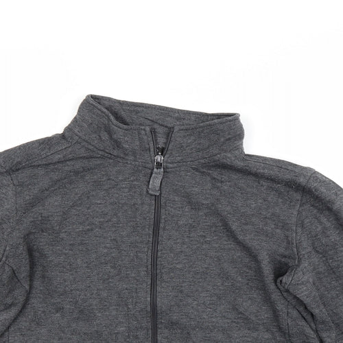 BM Womens Grey   Full Zip Sweatshirt Size M