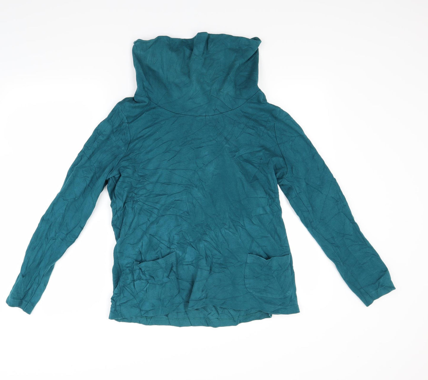 DASH Womens Green   Pullover Sweatshirt Size 14