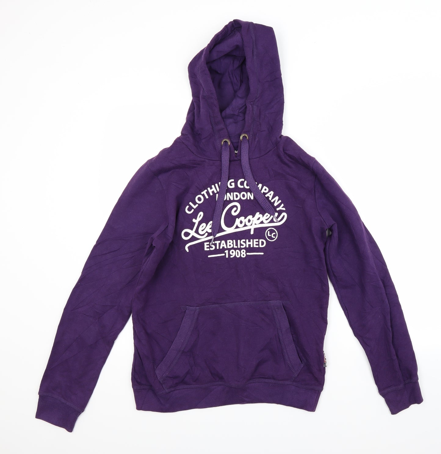 Lee Cooper Womens Purple   Pullover Hoodie Size 14