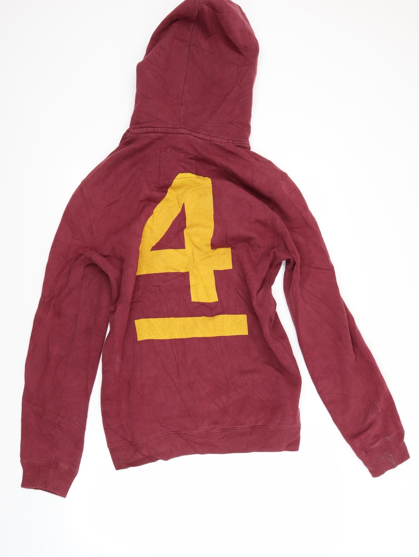Jack Wills Mens Red   Pullover Hoodie Size S  - large fit