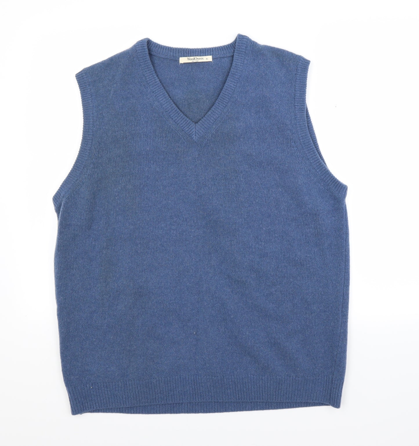 Wool overs Mens Blue   Vest Jumper Size XL