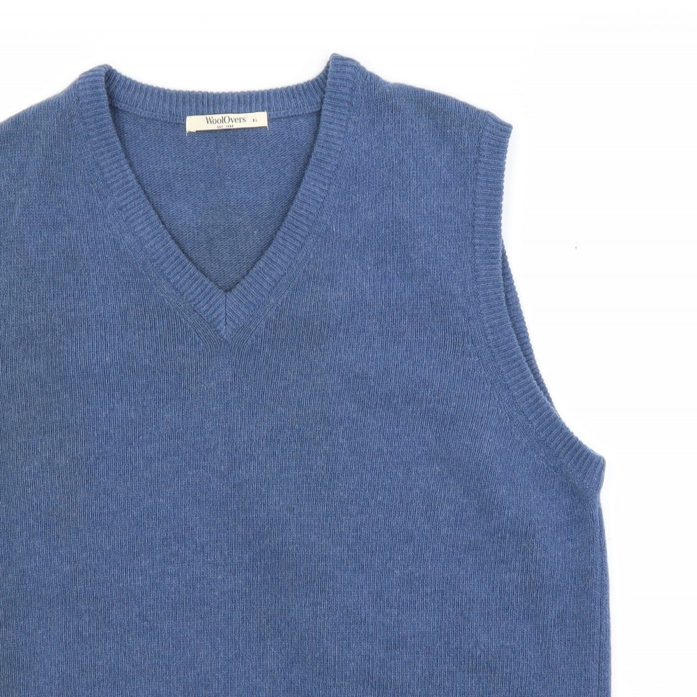 Wool overs Mens Blue   Vest Jumper Size XL