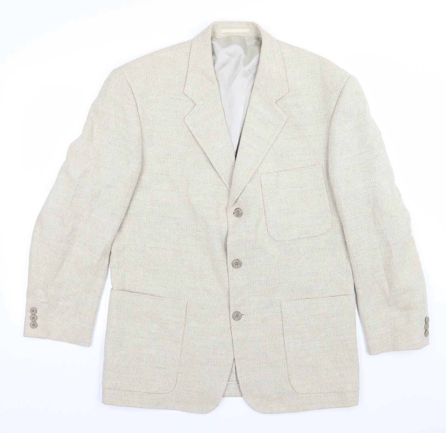 REMUS Mens Beige   Jacket Suit Jacket Size 42