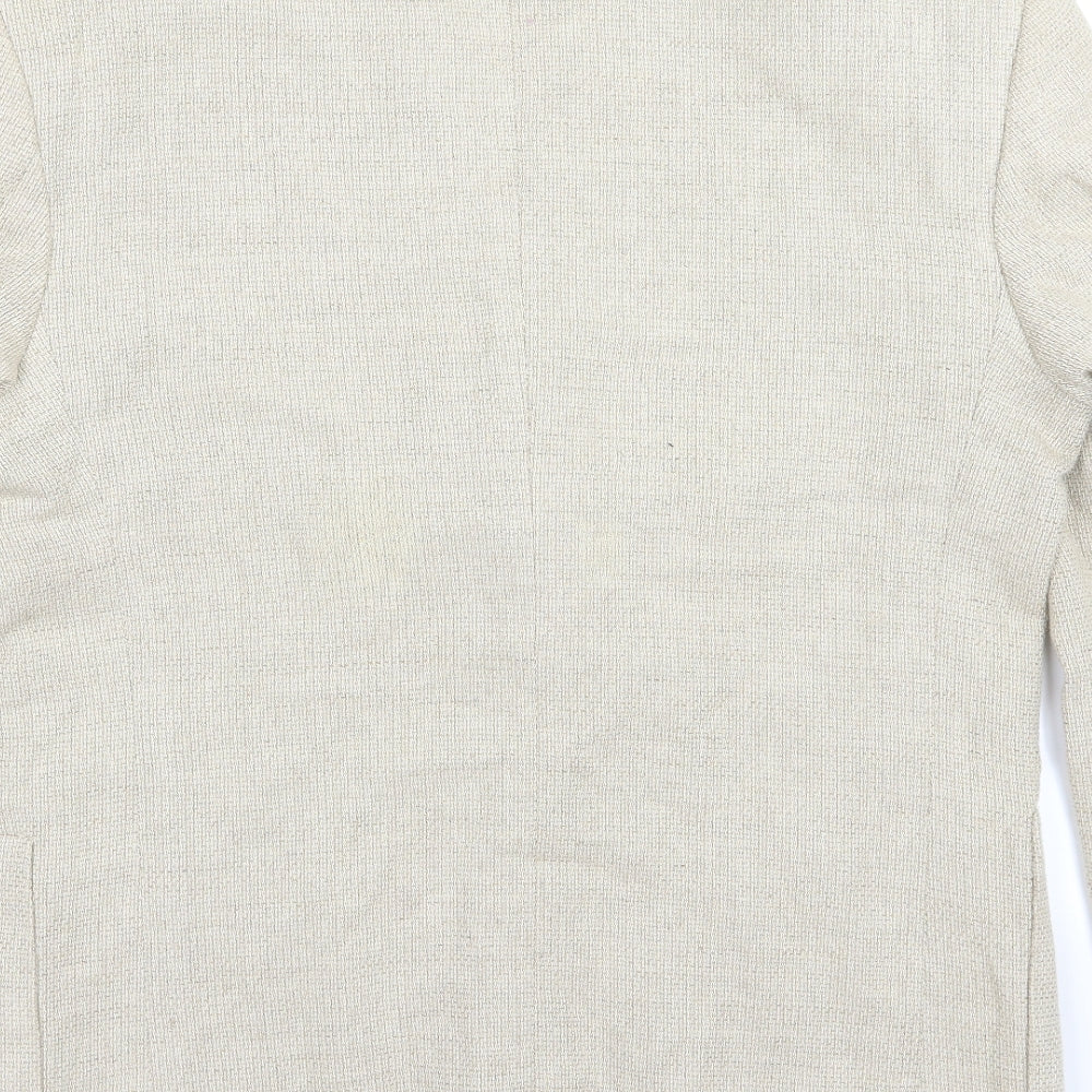 REMUS Mens Beige   Jacket Suit Jacket Size 42