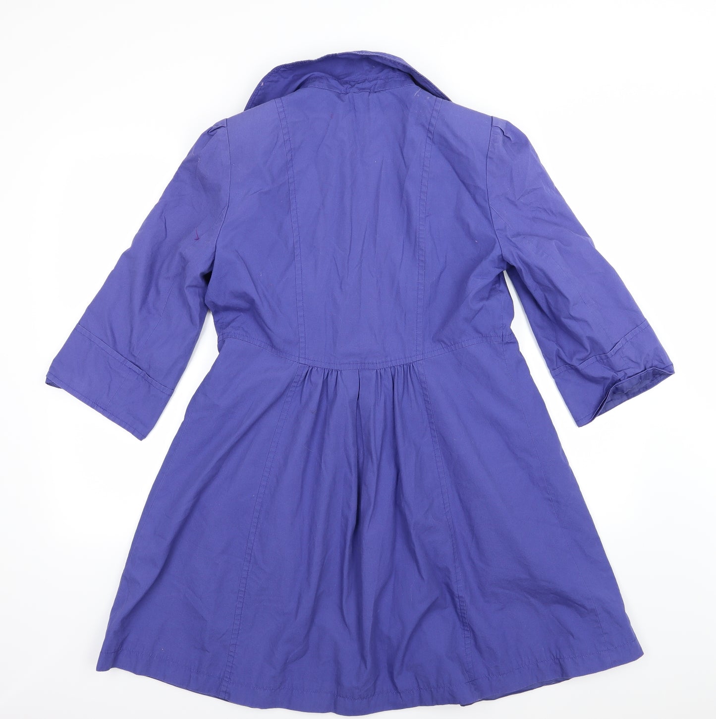 Marks and Spencer Womens Purple   Overcoat Coat Size 14
